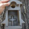 Accessing the inside of the Wren/Songbird nest box