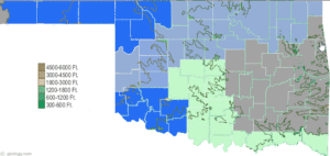 Dark blue = abundant; Light blue = good; Green = poor; Gray = rare to absent