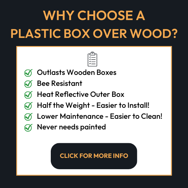 Why choose a plastic nesting box over wood?